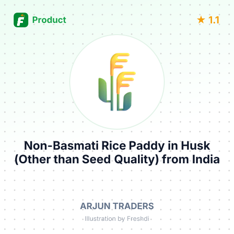 Non-Basmati Rice Paddy in Husk (Other than Seed Quality) – summary card, no photo uploaded yet