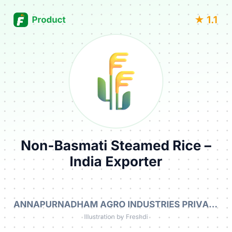 Non-Basmati Steamed Rice – summary card, no photo uploaded yet