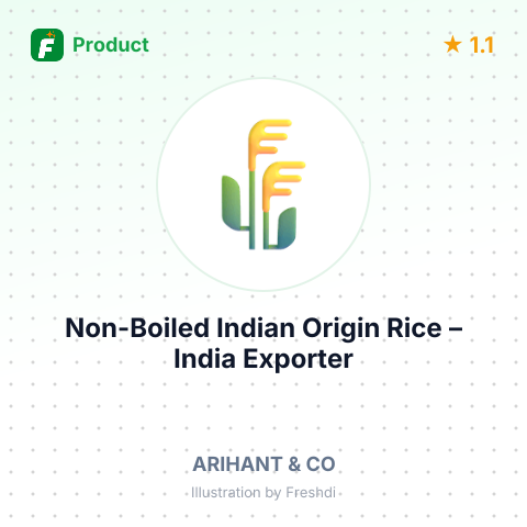 Non-Boiled Indian Origin Rice (Non-Basmati) – summary card, no photo uploaded yet