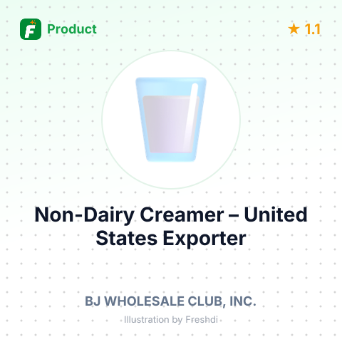 Non-Dairy Creamer – product summary card, no photo uploaded yet