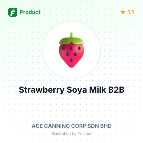 Non-Dairy Soya Milk with Strawberry – summary card, no photo uploaded yet