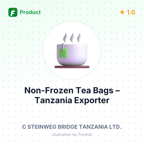 Non-Frozen Tea Bags – summary card, no photo uploaded yet