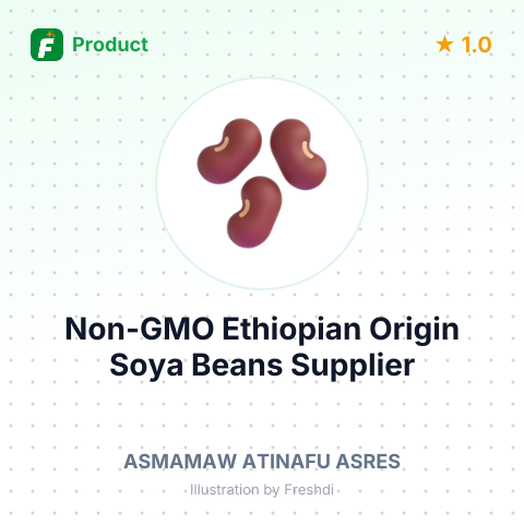 Non-GMO Ethiopian Origin Soya Beans – summary card, no photo uploaded yet