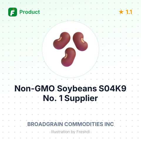 Non-GMO Soybeans S04K9 No. 1 – summary card, no photo uploaded yet