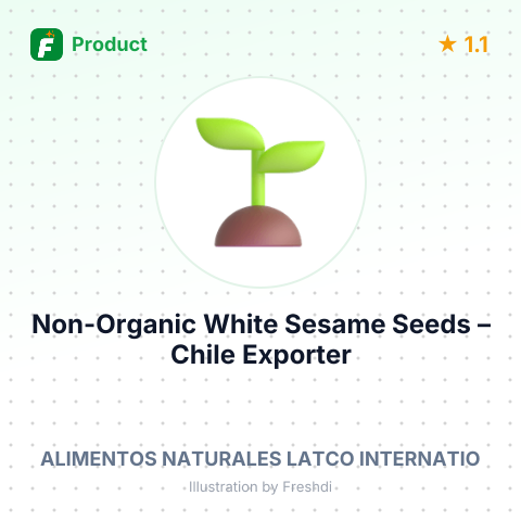 Non-Organic White Sesame Seeds – summary card, no photo uploaded yet