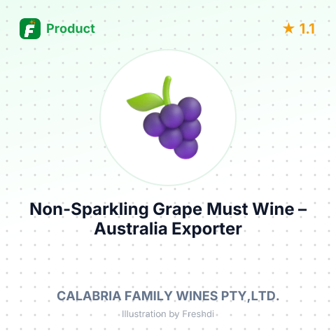Non-Sparkling Grape Must Wine – product summary card, no photo uploaded yet