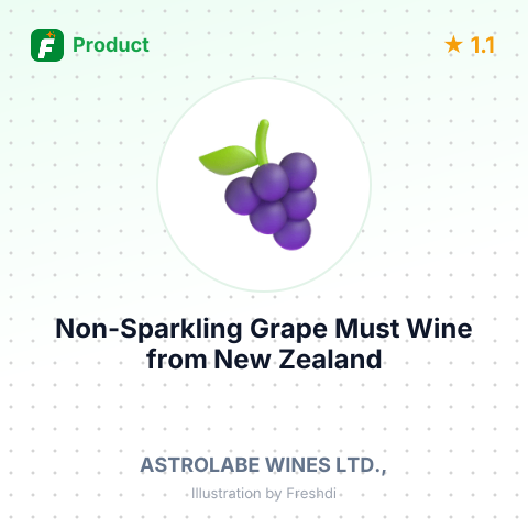 Non-Sparkling Grape Must Wine – summary card, no photo uploaded yet