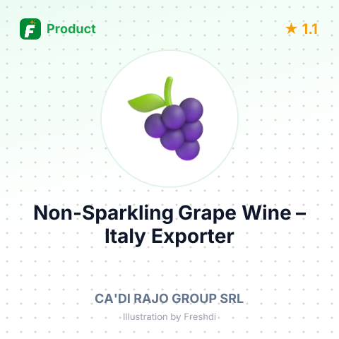 Non-Sparkling Grape Wine – summary card, no photo uploaded yet