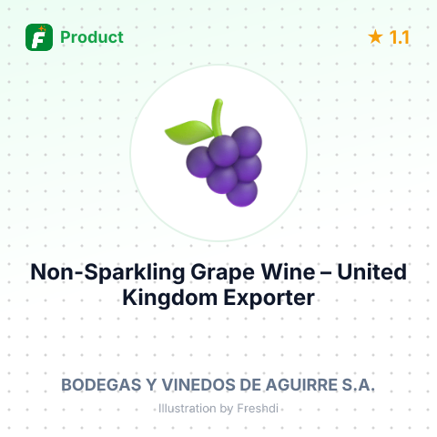 Non-Sparkling Grape Wine – summary card, no photo uploaded yet