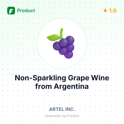 Non-Sparkling Grape Wine – summary card, no photo uploaded yet