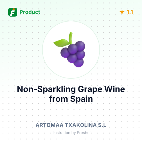 Non-Sparkling Grape Wine – summary card, no photo uploaded yet
