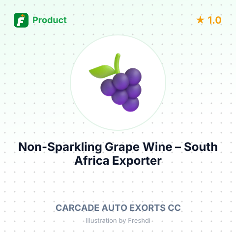 Non-Sparkling Grape Wine – summary card, no photo uploaded yet