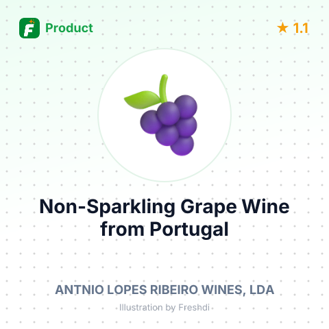 Non-Sparkling Grape Wine – summary card, no photo uploaded yet