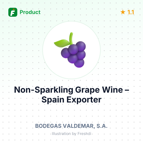 Non-Sparkling Grape Wine – summary card, no photo uploaded yet