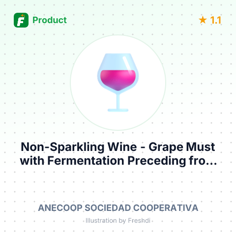 Non-Sparkling Wine - Grape Must with Fermentation Preceding – summary card, no photo uploaded yet