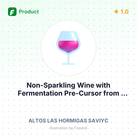 Non-Sparkling Wine with Fermentation Pre-Cursor – summary card, no photo uploaded yet