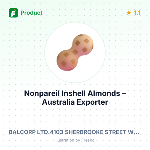 Nonpareil Inshell Almonds – summary card, no photo uploaded yet