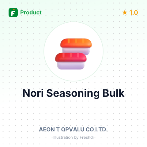 Nori and Bonito Rice Seasoning – summary card, no photo uploaded yet