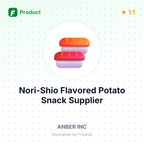 Nori-Shio Flavored Potato Snack – summary card, no photo uploaded yet