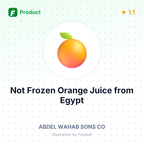 Not Frozen Orange Juice – summary card, no photo uploaded yet