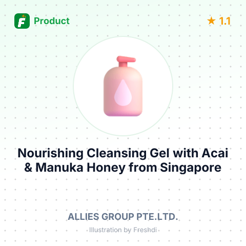 Nourishing Cleansing Gel with Acai & Manuka Honey – summary card, no photo uploaded yet