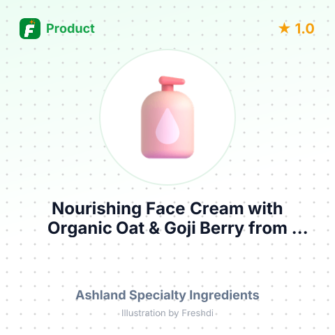 Nourishing Face Cream with Organic Oat & Goji Berry – summary card, no photo uploaded yet