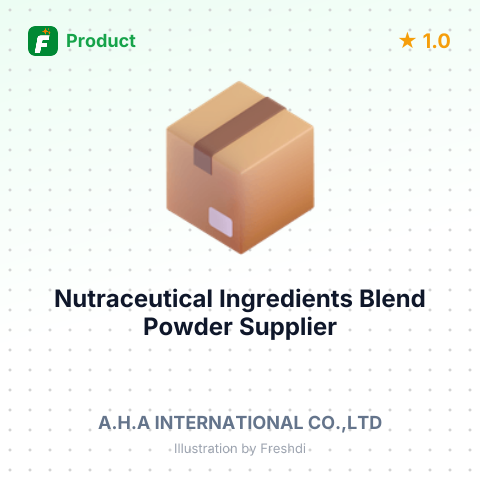 Nutraceutical Ingredients Blend Powder – summary card, no photo uploaded yet