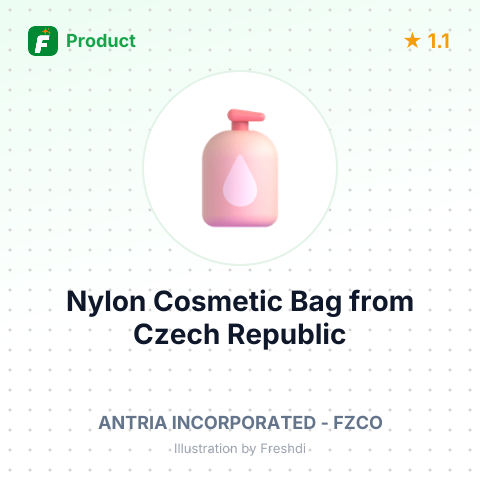Nylon Cosmetic Bag – summary card, no photo uploaded yet