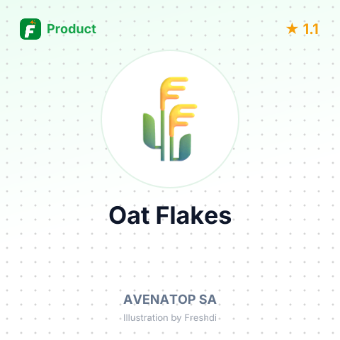 Oat Flakes – summary card, no photo uploaded yet