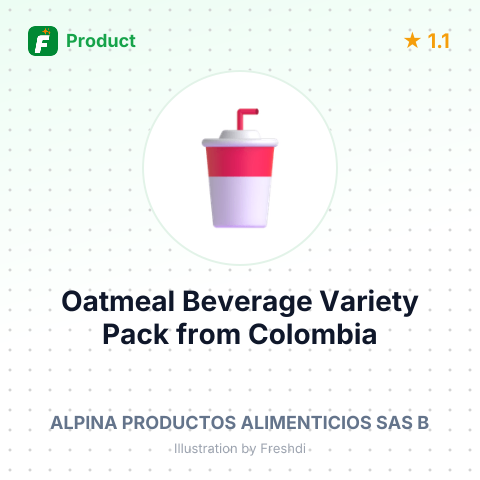 Oatmeal Beverage Variety Pack – summary card, no photo uploaded yet