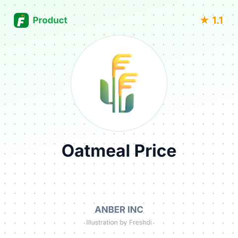 Oatmeal Premium Pure Oats – summary card, no photo uploaded yet