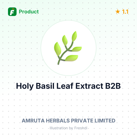 Ocimum Sanctum Leaf Powder Extract 5:1 – summary card, no photo uploaded yet