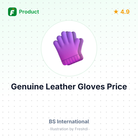 Genuine Leather Gloves – summary card, no photo uploaded yet