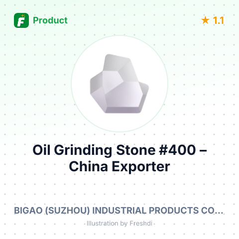 Oil Grinding Stone #400 – summary card, no photo uploaded yet