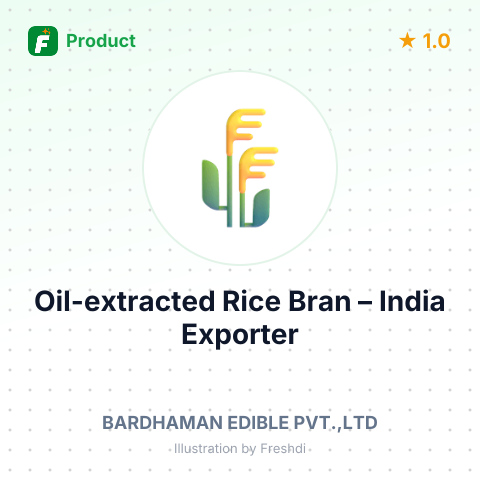 Oil-extracted Rice Bran – summary card, no photo uploaded yet