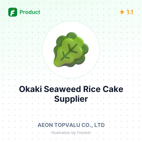 Okaki Seaweed Rice Cake – summary card, no photo uploaded yet