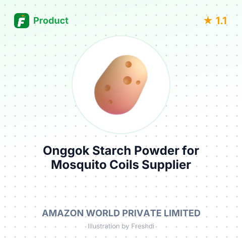 Onggok Starch Powder for Mosquito Coils – summary card, no photo uploaded yet