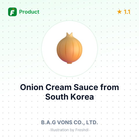 Onion Cream Sauce – summary card, no photo uploaded yet