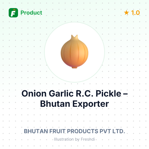 Onion Garlic R.C. Pickle – summary card, no photo uploaded yet