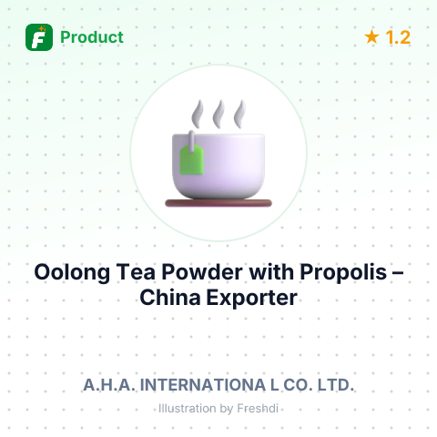Oolong Tea Powder with Propolis – summary card, no photo uploaded yet