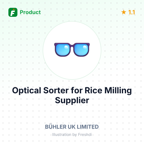 Optical Sorter for Rice Milling – summary card, no photo uploaded yet