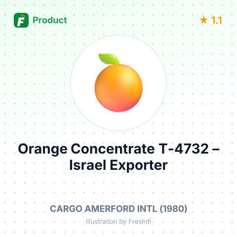 Orange Concentrate T-4732 – summary card, no photo uploaded yet