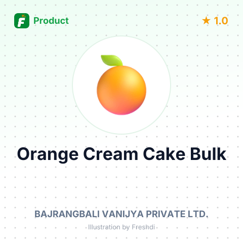 Orange Cream Cake (18g x 144 pkt) – summary card, no photo uploaded yet