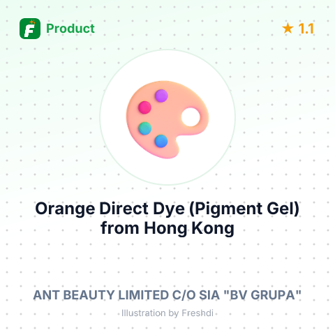 Orange Direct Dye (Pigment Gel) – summary card, no photo uploaded yet