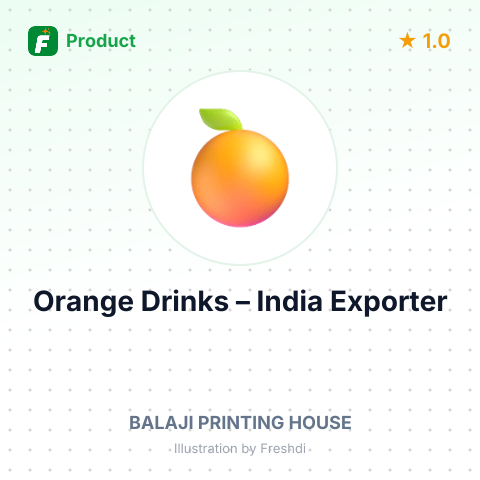Orange Drinks – summary card, no photo uploaded yet