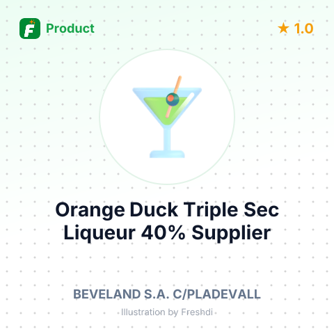 Orange Duck Triple Sec Liqueur 40% – summary card, no photo uploaded yet