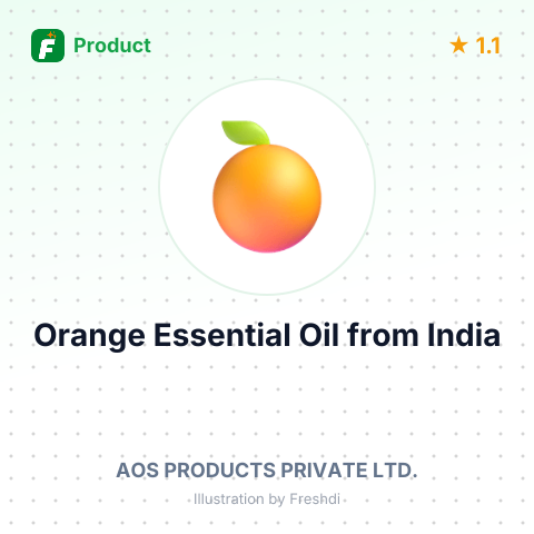 Orange Essential Oil – summary card, no photo uploaded yet