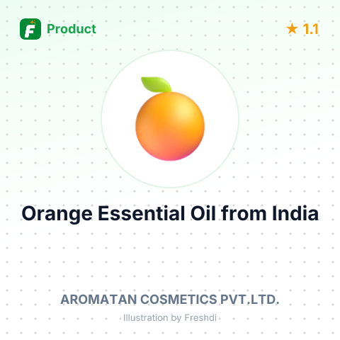 Orange Essential Oil – summary card, no photo uploaded yet