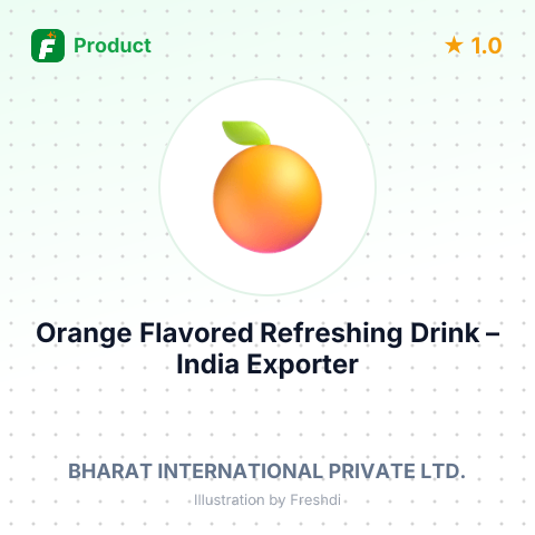 Orange Flavored Refreshing Drink – summary card, no photo uploaded yet