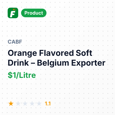 Orange Flavored Soft Drink – summary card, no photo uploaded yet